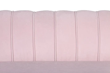 купить Диван ракушка Pearl Double Pink на черных ножках