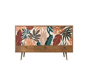 Комод "Berber" три дверки и три ящика 25 принт арт BB24/Print_25 в интернет-магазине