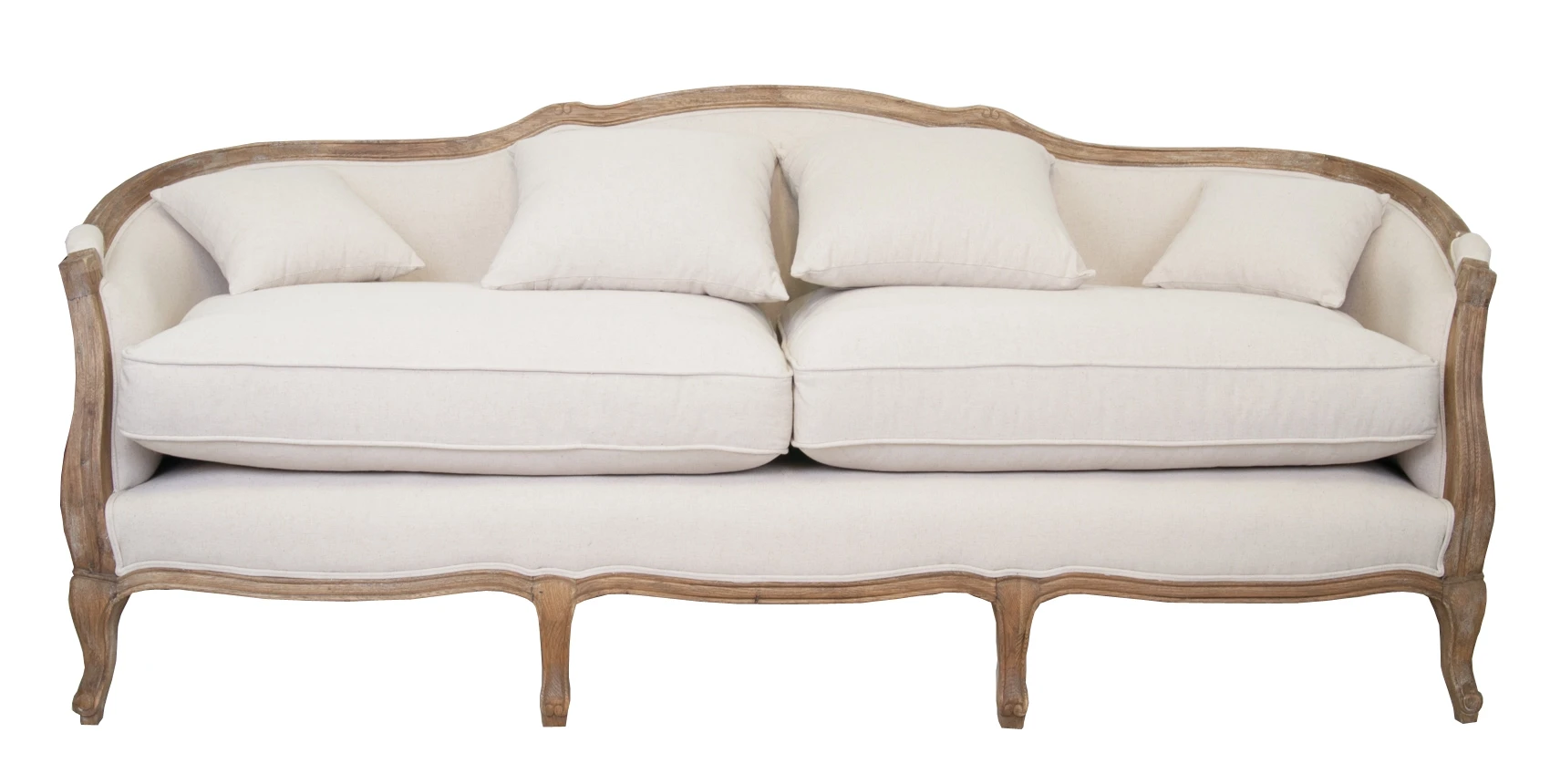 Прямой диван Darcy 3 в интерьере