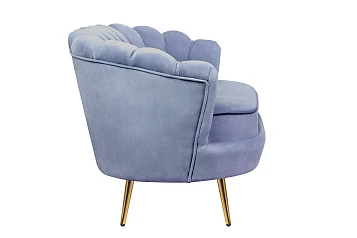 купить стильный Диван ракушка Pearl Double Blue в интернет-магазине