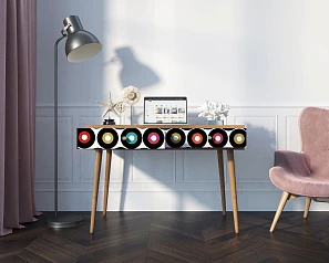 Стол рабочий "Berber" малый принт 37 арт BB32/Print_37 на заказ