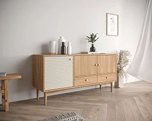 Комод Bubble Solid с тремя дверками и двумя ящиками арт BBL03S на заказ в интернет-магазине