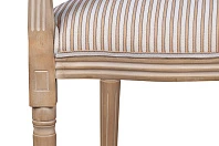 купить Мягкий стул с подлокотниками Volker Arm Orange Pinstripe в интернет-магазине
