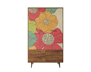 купить красивый Шкаф трехстворчатый "Berber" принт 5 арт BB02/Print_05 в интернет-магазине