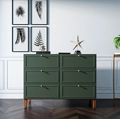 Комод "Andersen" на 6 ящиков арт AN06 в интерьере