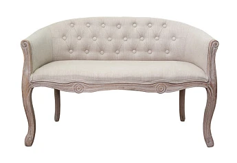 Дизайнерский двухместный диван Kandy Double Mocca цвет коричневый в интерьере