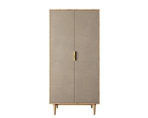 купить красивые Шкаф малый двухстворчатый "Line" R24/beige