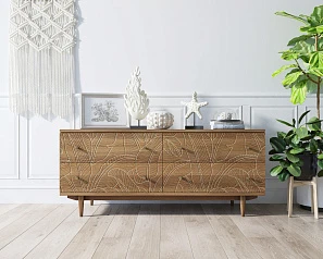 фото Комод "Boho" 4 ящика джангл арт BH09